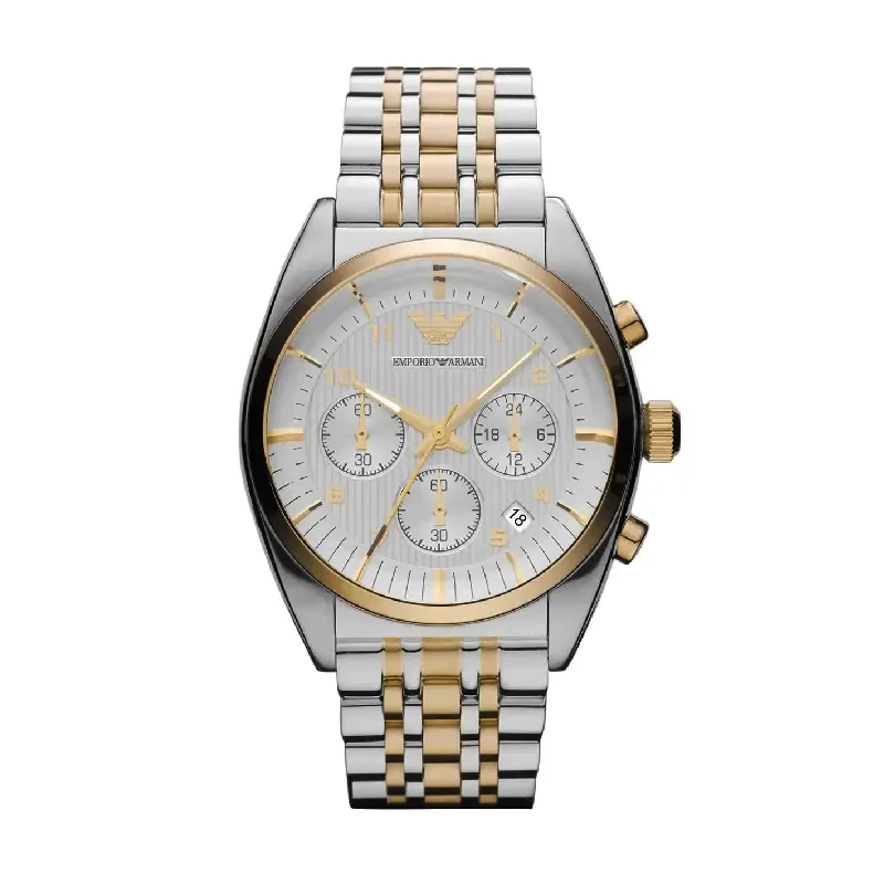 Emporio Armani Franco Two-tone Men's Watch- AR0396